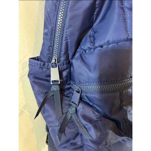 Pajar Twill Dome Quilted Puff Backpack Navy Laptop Pocket. - Picture 3 of 7